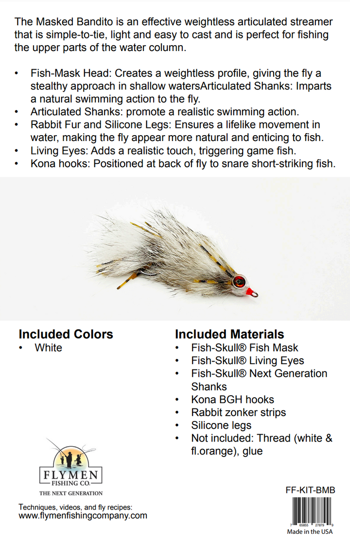Fly Tying Kit: The Masked Bandito